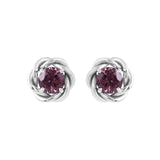 Lavender Spinel in the Spotlight 14K White Gold Earrings